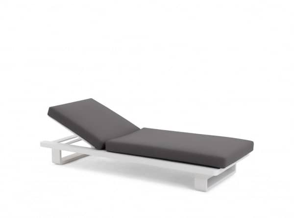 Aluminum sun lounger Fitz Roy incl. Soltex cushion