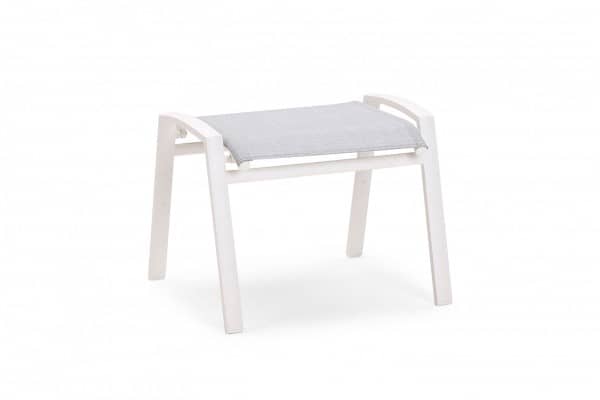 Aluminium Hocker Cavalese weiss