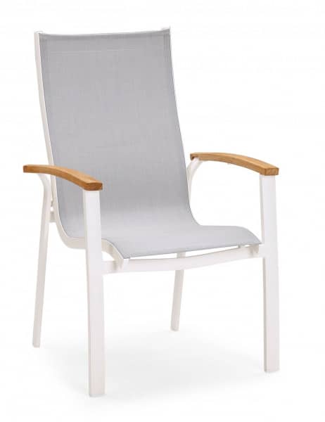 Aluminium Teak Folding Chair Cavalese