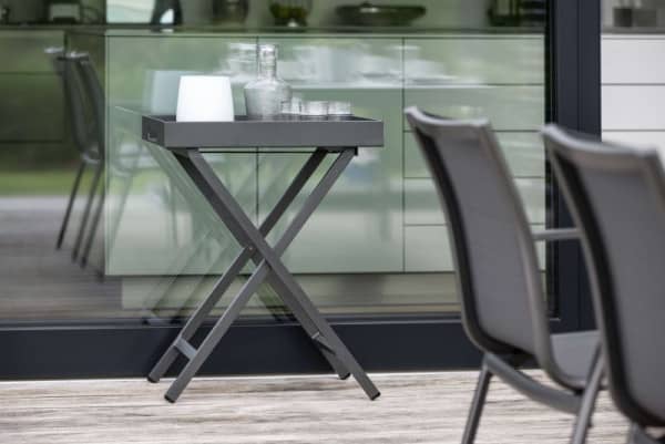 Aluminum Eva double sun lounger incl. parasol