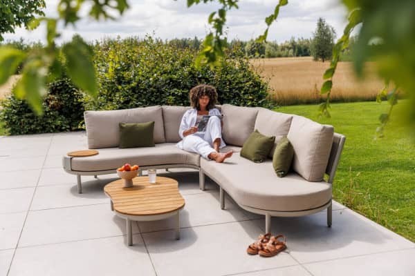 Aluminum Lounge Timber 7 people
