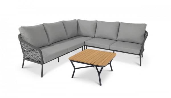 Stainless steel lounge group Portofino for 5 people (exhibit)