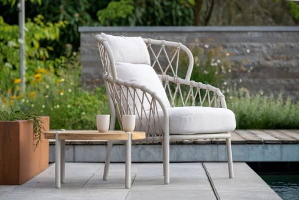 Aluminum Eva double sun lounger incl. parasol