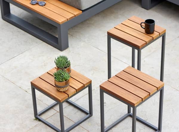 Gili Coffee table lava/teak