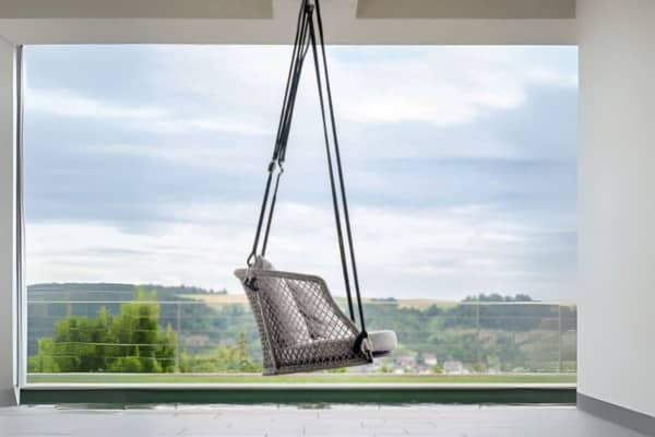 Aluminum Eva double sun lounger incl. parasol