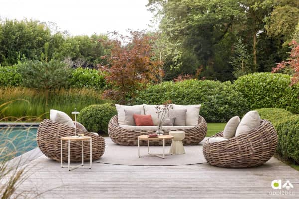 Apple Bee wicker lounge group Cocoon